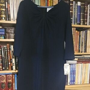 Elegant Navy Blue Dress
